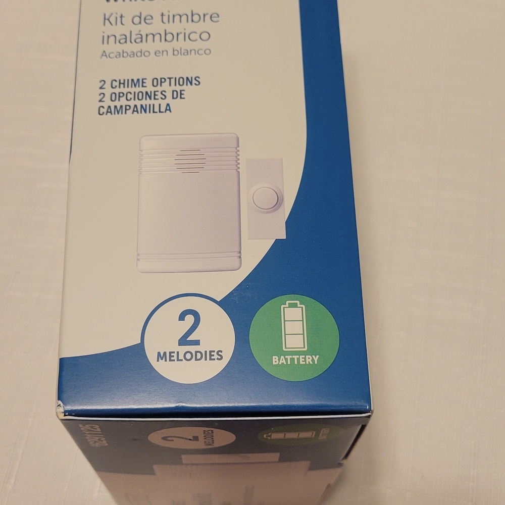 White Wireless Doorbell Kit